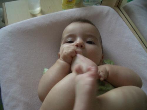 Maya Eating Her Feet